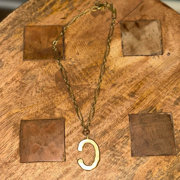 Sequin Jewelry Pearl Initial Necklace - Picture 2 of 3